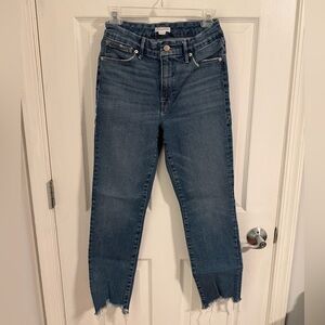 Good American Dark Blue Ankle Jeans